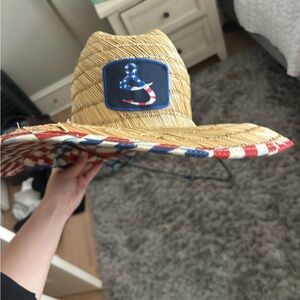 Hook and tackle Straw hat